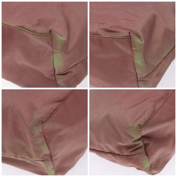 PRADA Tote Bag Nylon Pink Silver Auth 131999 - Picture 16 of 16